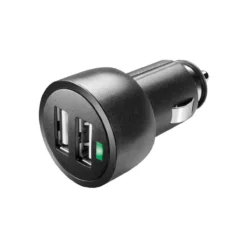 Cellularline Caricabatteria Auto 2 Usb 15w Nero