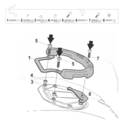 Click System Fast Shad Per Borsa Serbatoio Bajaj Pulsar '25 Ba1
