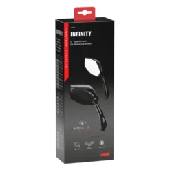 Coppia Di Specchi Omologati Lampa Infinity Filettatura 10mm