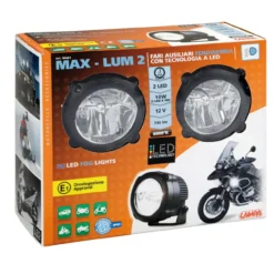 Coppia Fari A Led Max-lum 2 Luce Fendinebbia Lampa 90461