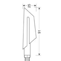 Coppia Frecce A Led Cyclon Nere Lampa 90473