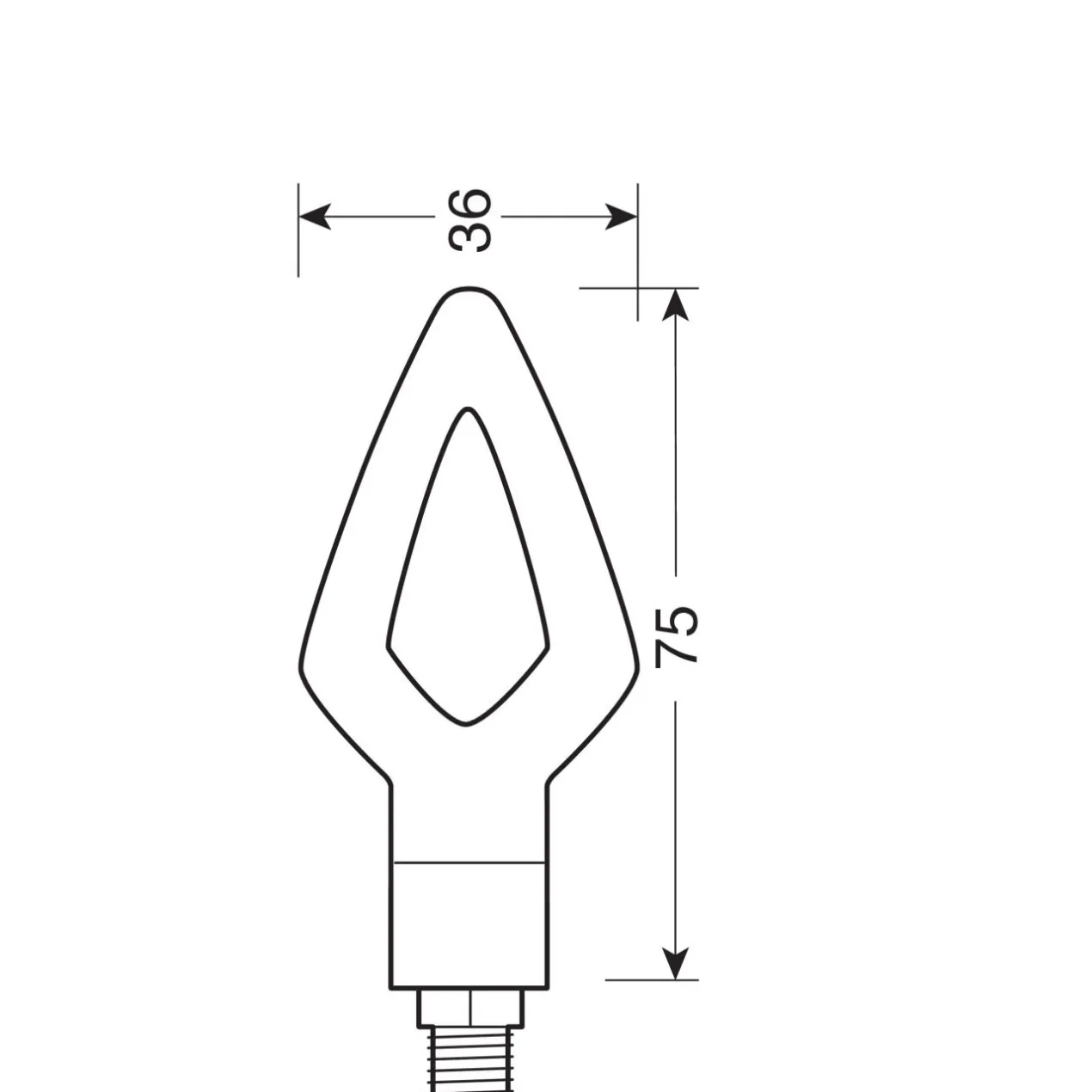 Coppia Frecce A Led Kier Nere Lampa 90247