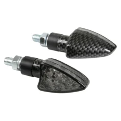 Coppia Frecce Al Led Lampa Omologate Mod Arrow Carbon Look