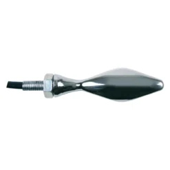 Coppia Frecce Cromate Mod Storm Led Vetro Bianco