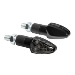 Coppia Frecce Nere Mod. Atom Led Vetro Bianco Lampa 90101