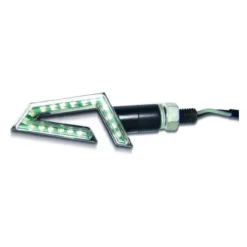 Coppia Freccette Sifam Sequenziali A Led Nere/vetro Ce Cod. Cli7033