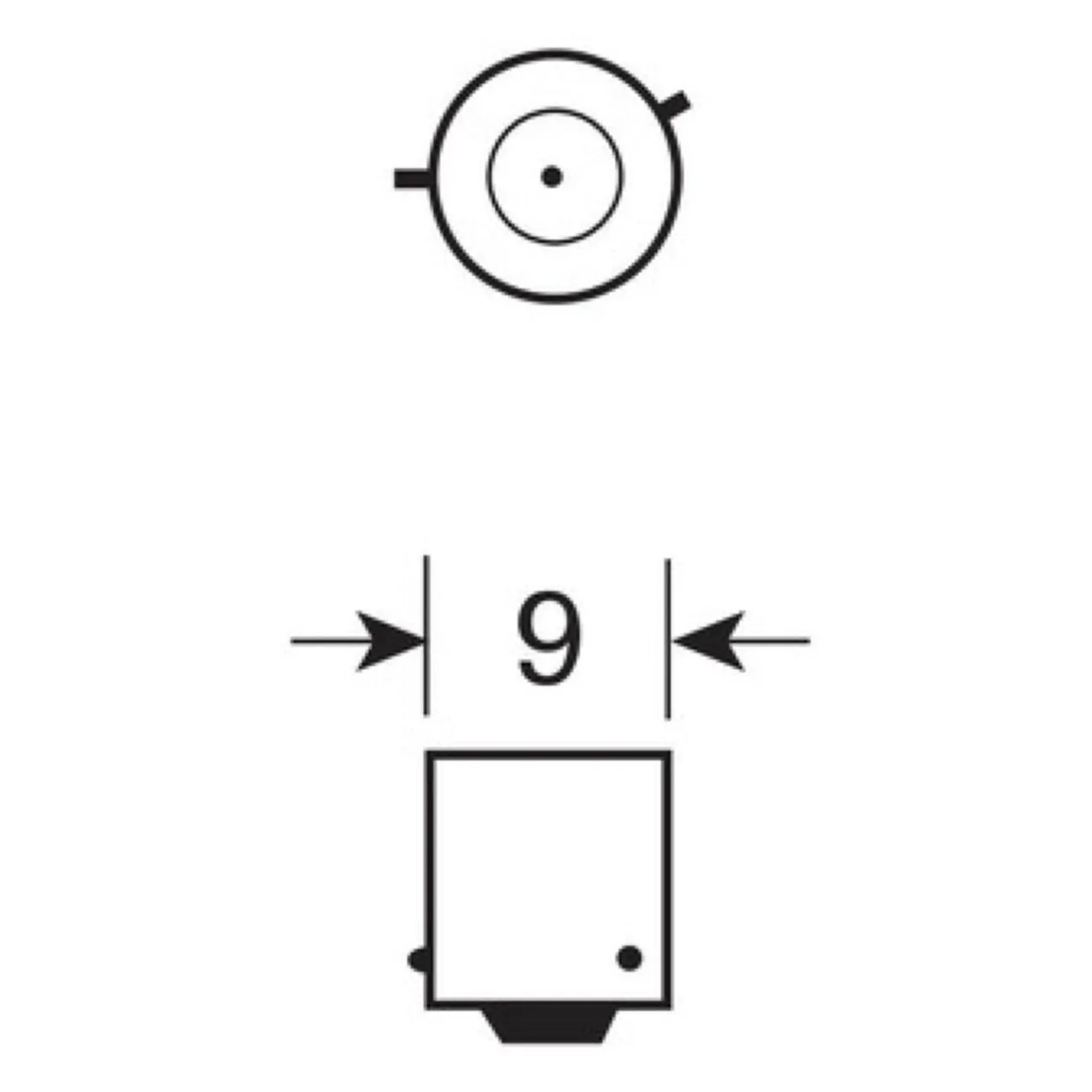 Coppia Lamp. 12v. Bax 9s 6w Nd