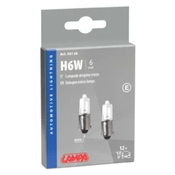 Coppia Lamp. 12v. Bax 9s 6w Nd