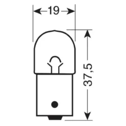 Coppia Lampade Sfer.12v 10w Ba15s