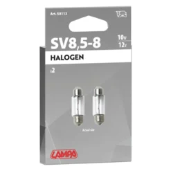 Coppia Lamp.tubol.10w Sv8,5 11x31 Nd