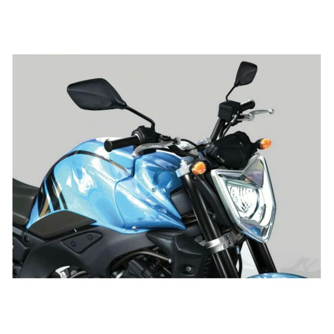 Coppia Specchi Lampa Moto Space