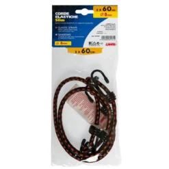 Coppia Corde Elastiche Cm. 60 Slim 8mm Lampa 60181