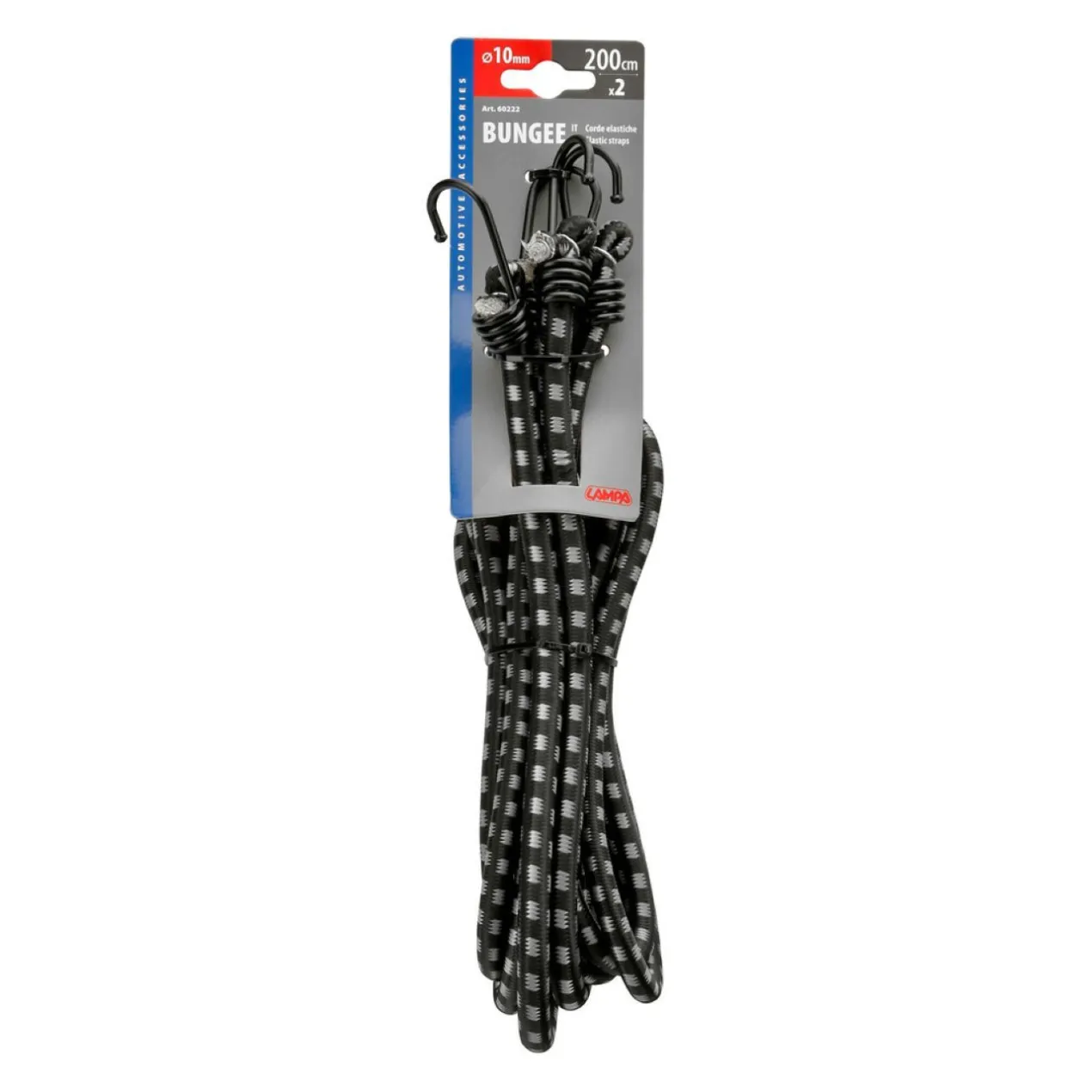 Coppia Corde Elastiche Cm.200 Standard 10mm