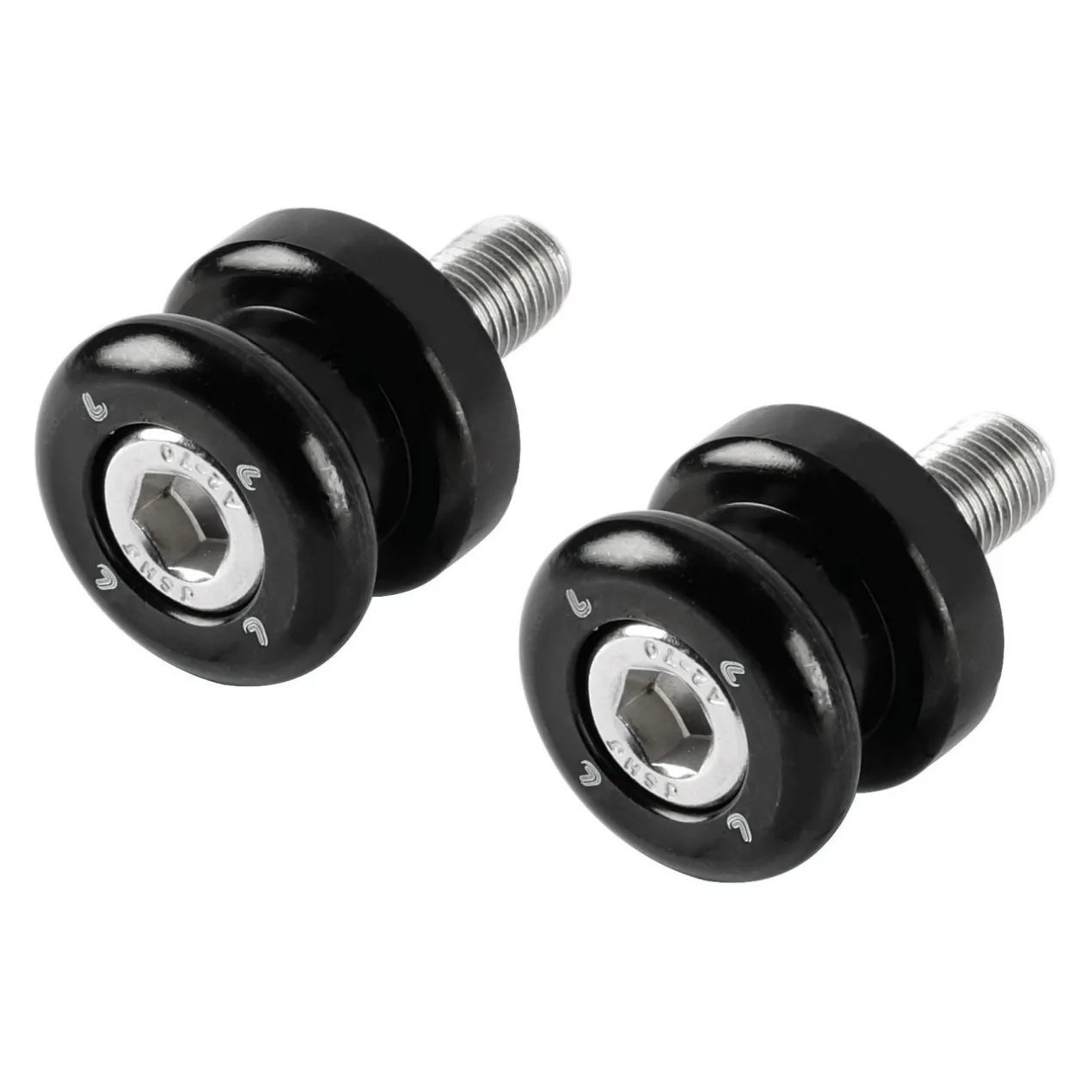Coppia Supporti Cavalletto Neri M10 X 1,25 Lampa 90648