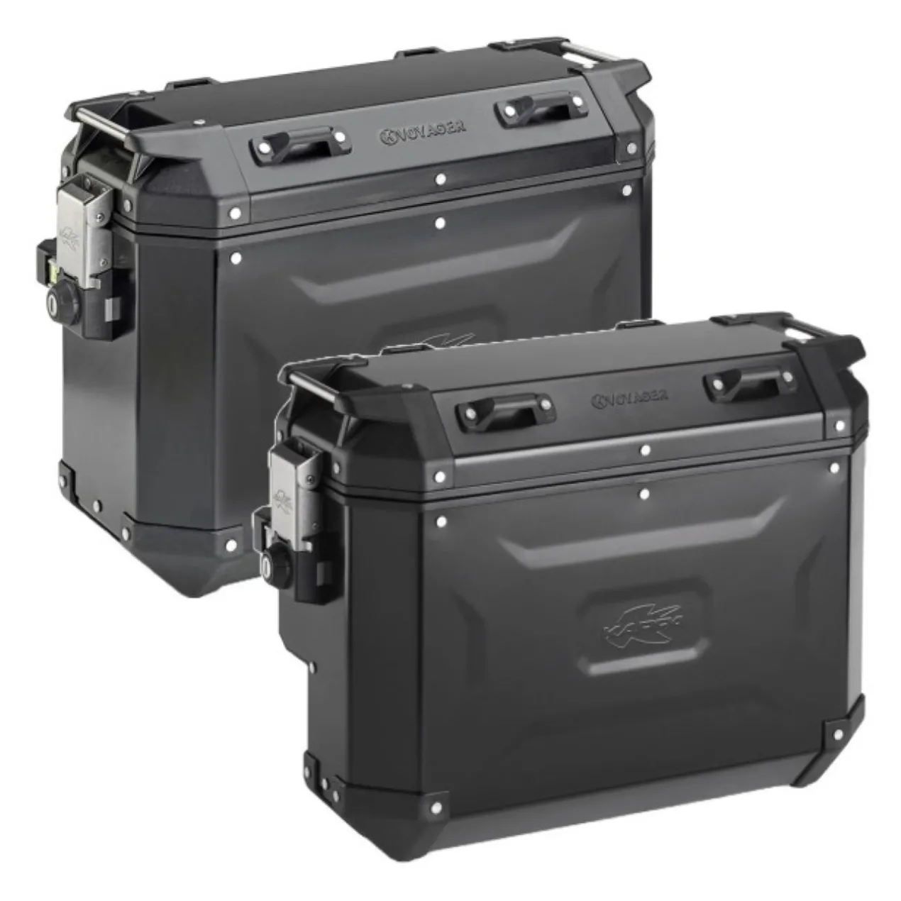 Coppia Val. Allum. Ner Kappa Kvg3733bpack2 K'voyager 37+33lt