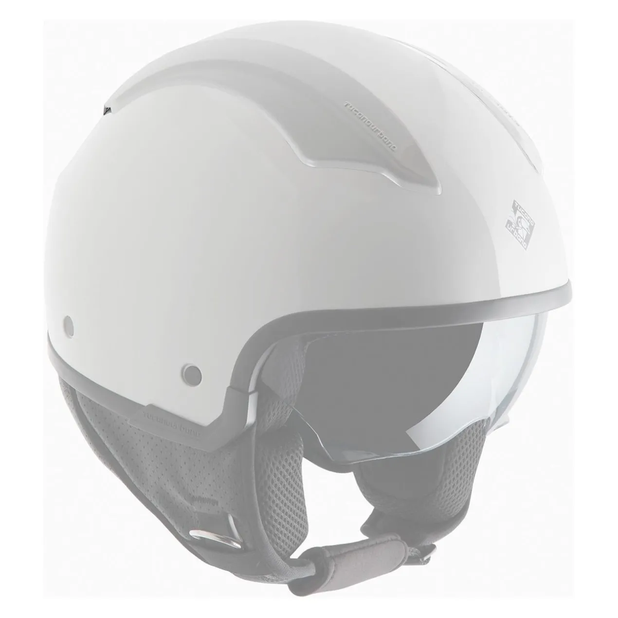 Cover Copri-aerazione Per Casco El Fresh Tucano Urbano 1160 Bianco Ghiaccio Luci