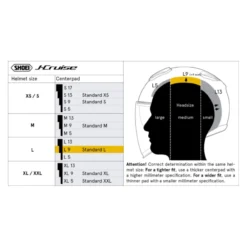 Cuffia Shoei Type-d L9 ( J Cruise) TG L