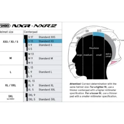 Cuffia Shoei Xl13 Per Casco Nxr/nxr2