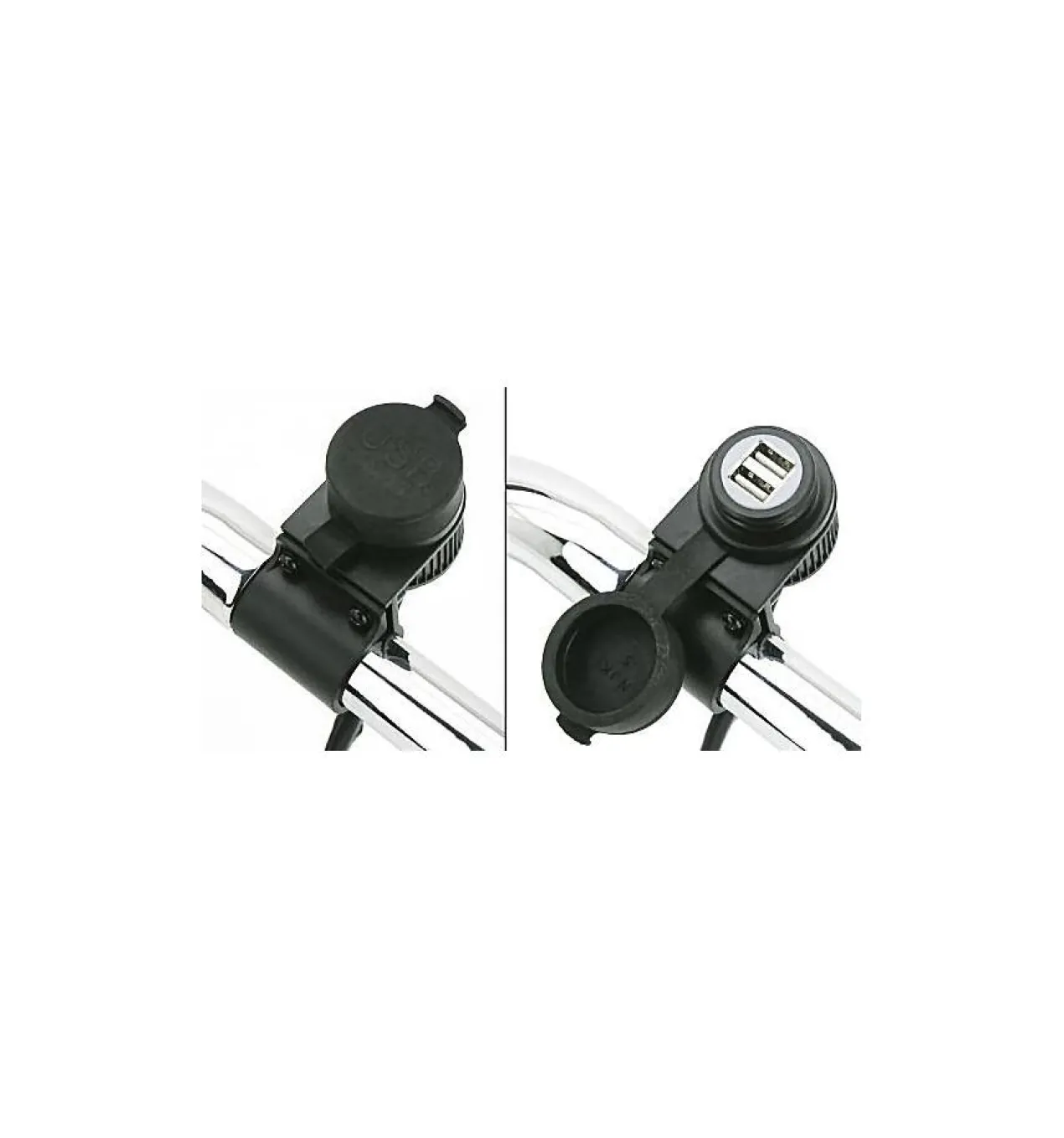 Doppia Presa Usb Universale Da Manubrio 5v 2a