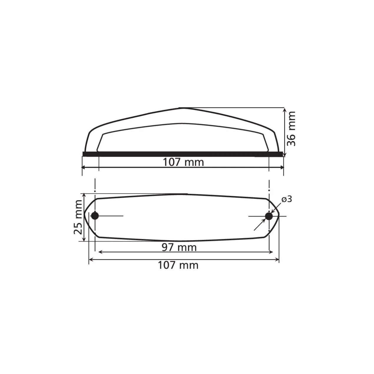 Fanale Posteriore Hirox 3 Funzioni Lampa 90161