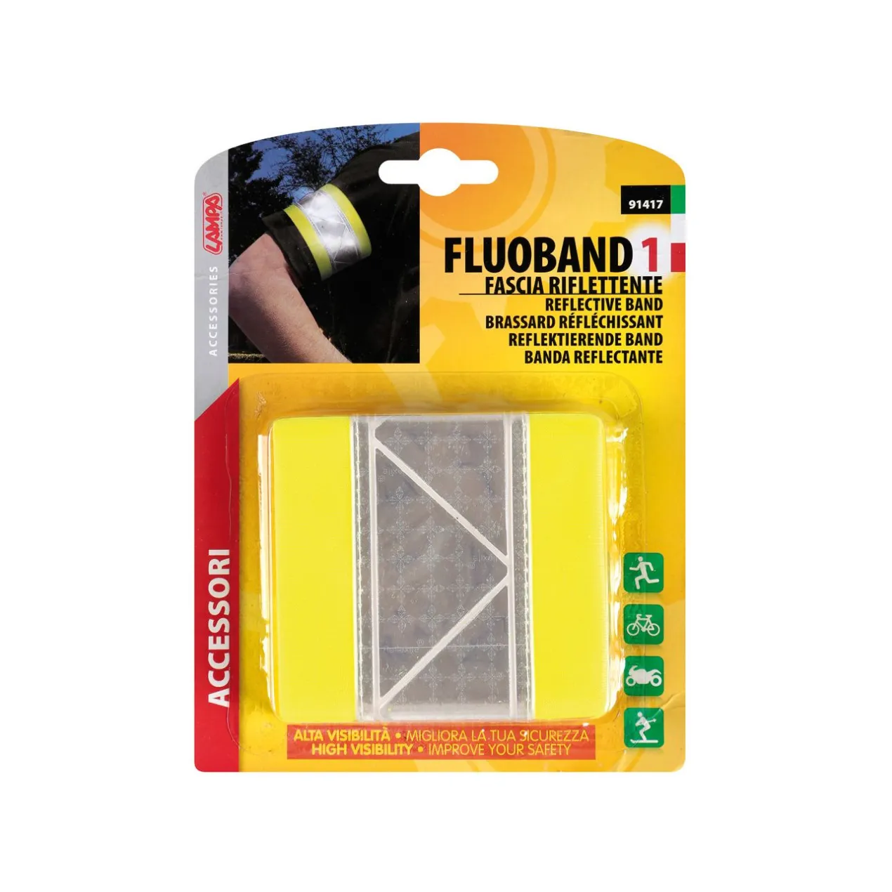 Fascia Riflettente 9x41cm. Lampa 91417