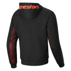 Felpa Alpinestars Chrome Air Sport Black Red Fluo