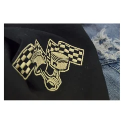 Felpa In Jeans Rusty Pistons Garret Nero