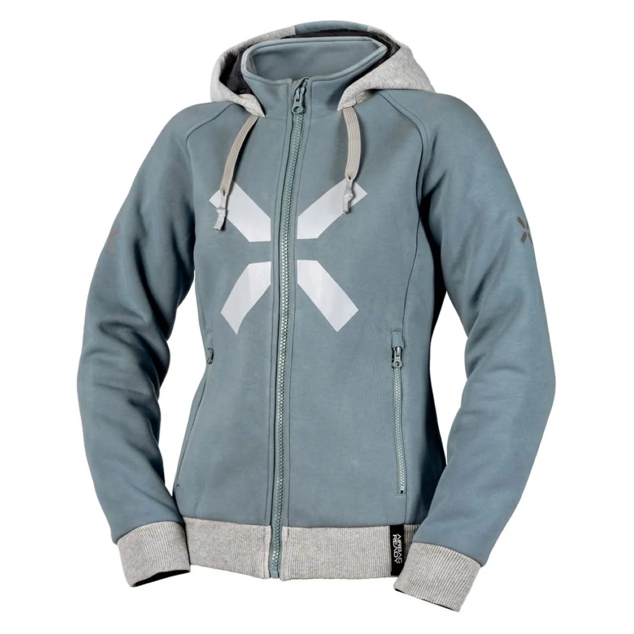 Felpa Tecnica Donna Ixs Rapid 1.0 Blu-grigio