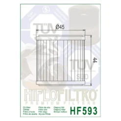 Filtro Olio Hiflo Hf593 Benelli Trk 250 18-