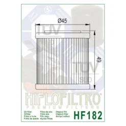 Filtro Olio Hiflo Hf182 Beverly 350 4t 4v +premium Scooter+