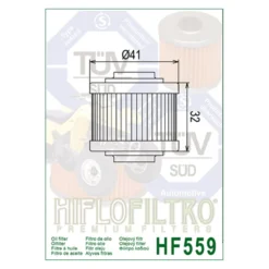 Filtro Olio Hiflo Hf559 Can-am 450 08