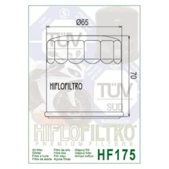 Filtro Olio Hiflo Hf175 H.d. Street 15-16