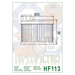 Filtro Olio Hiflo Hf113 Honda Xl Varadero 125v
