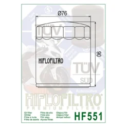 Filtro Olio Hiflo Hf551 Moto Guzzi 1100