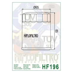 Filtro Olio Hiflo Hf196 Polaris 700 02