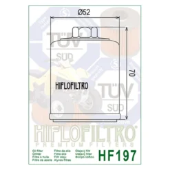 Filtro Olio Hiflo Hf197 Qooder 400 18-20