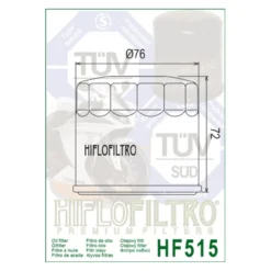 Filtro Olio Hiflo Hf515 Royal Enfield Interceptor 650 19-
