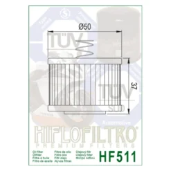 Filtro Olio Hiflo Hf511 Royal Enfield Meteor 350 21-