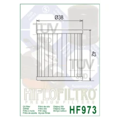 Filtro Olio Hiflo Hf973 Suzuki Address 110 15-16 +premium Scooter+