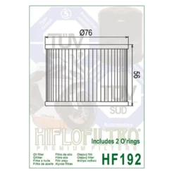 Filtro Olio Hiflo Hf192 Triumph Tiger 900 91-01- Speed Triple 900
