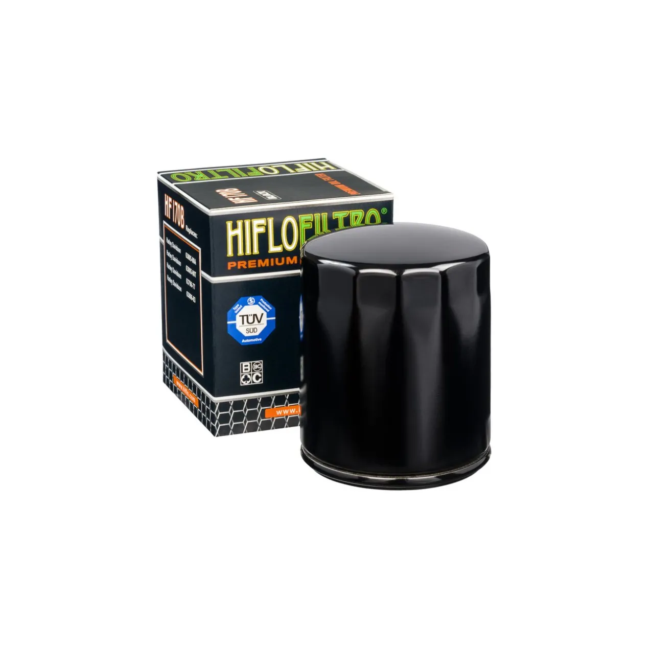 Filtro Olio Hiflo Hf170b Harley 883 Nero Senza Grafiche