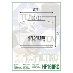 Filtro Olio Hiflo Hf160rc Racing R1200gs 13-