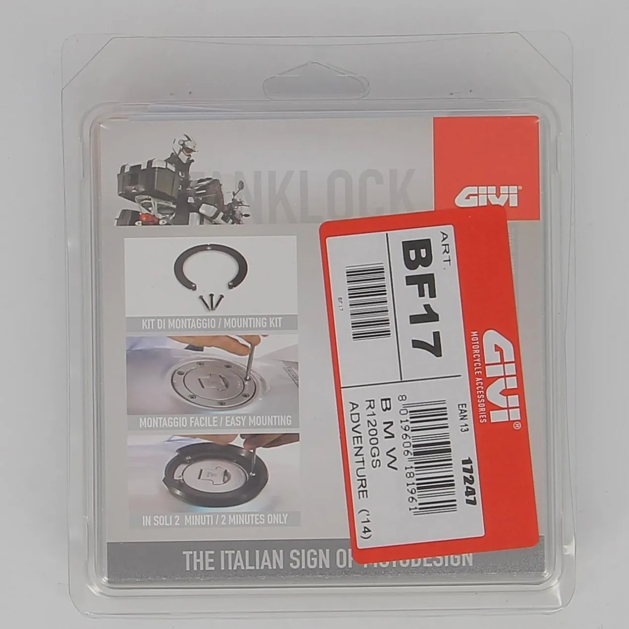 Flangia Givi Spec.x Borsa Serb Tank Bmw R1200gs Adventure '14 Bf17