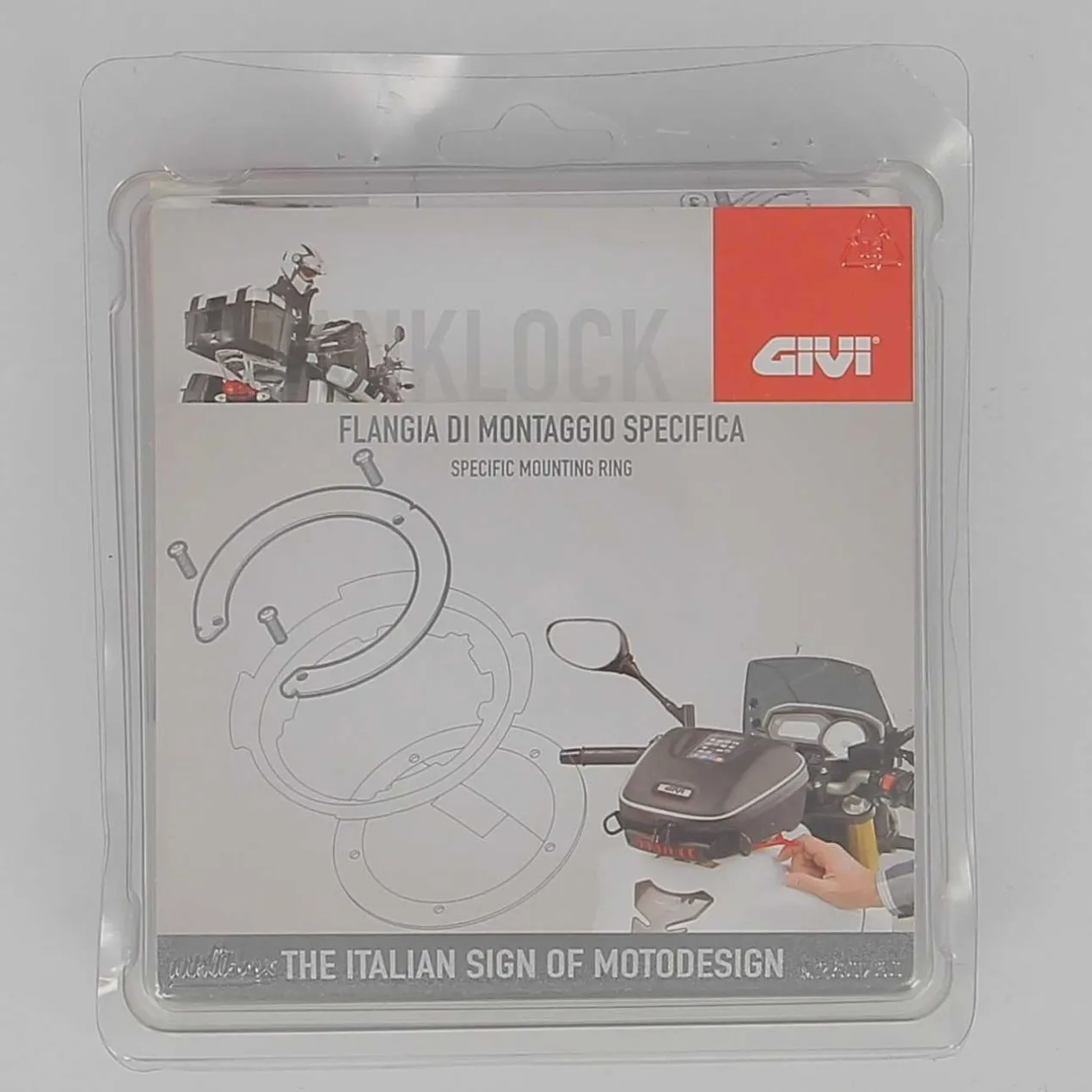 Flangia Metallica X Borsa Serb Givi Cod. Bf09 Ducati Monster 1100 Evo