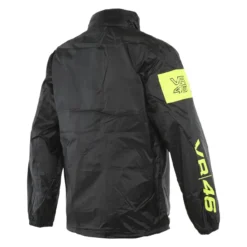 Giacca Antipioggia Dainese Vr46 Black/fluo-yellow