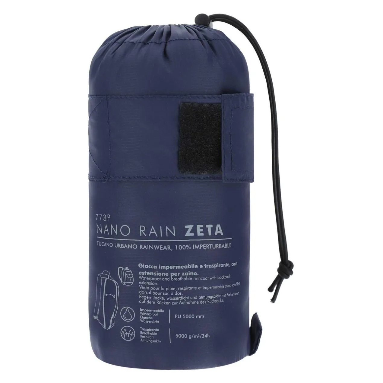 Giacca Antipioggia Tucano Urbano Nano Rain Zeta Blu Scuro
