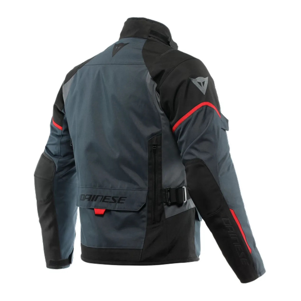 Giacca D-dry Dainese Tempest 3 Ebony/black/lava-red