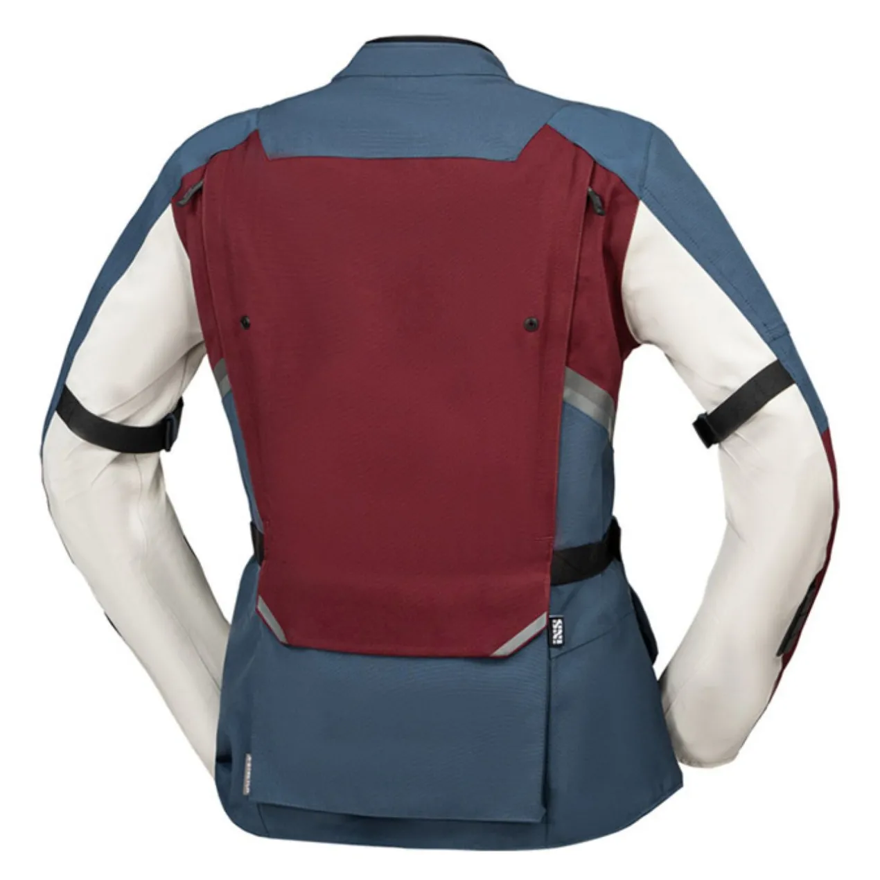 Giacca Donna Con Membrana Laminata Ixs Tourster-stx 1.0 Rosso Scuro-blu-grig