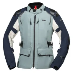 Giacca Donna Con Membrana Laminata Ixs Tourster-stx 2.0 Blu Scuro-grigio