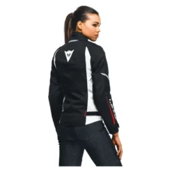 Giacca Donna Dainese Veloce Lady D-dry Black/white/lava-red